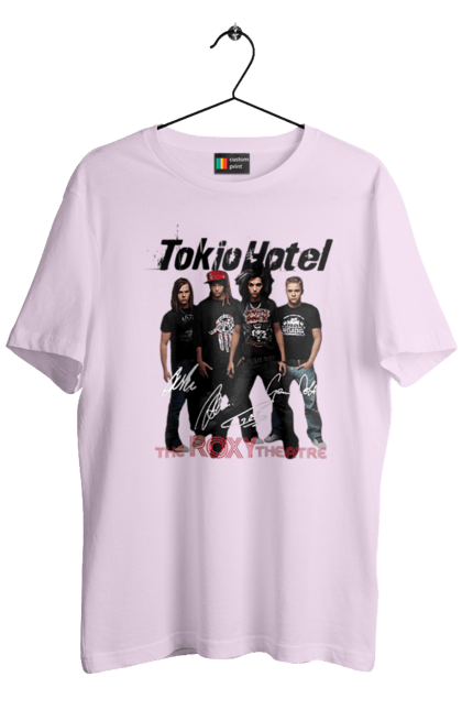 Футболка мужская с принтом Tokio Hotel. Tokio hotel, альтернативный рок, группа, музыка, пауэр-поп, поп, поп-рок, рок, электроник-рок. 2070702