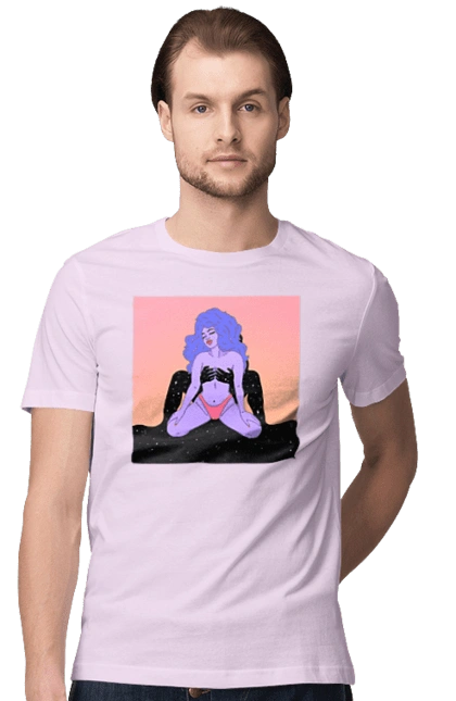 Фіолетова Дівчина В Трусиках