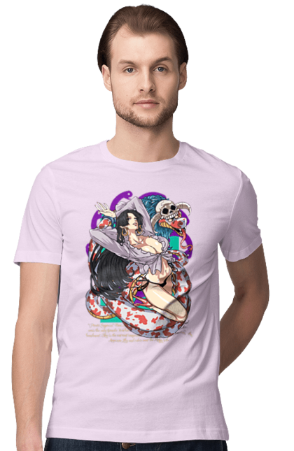 Men's t-shirt with prints One Piece Boa Hancock. Anime, boa hancock, manga, one piece, pirate empress, straw hat pirates. 2070702