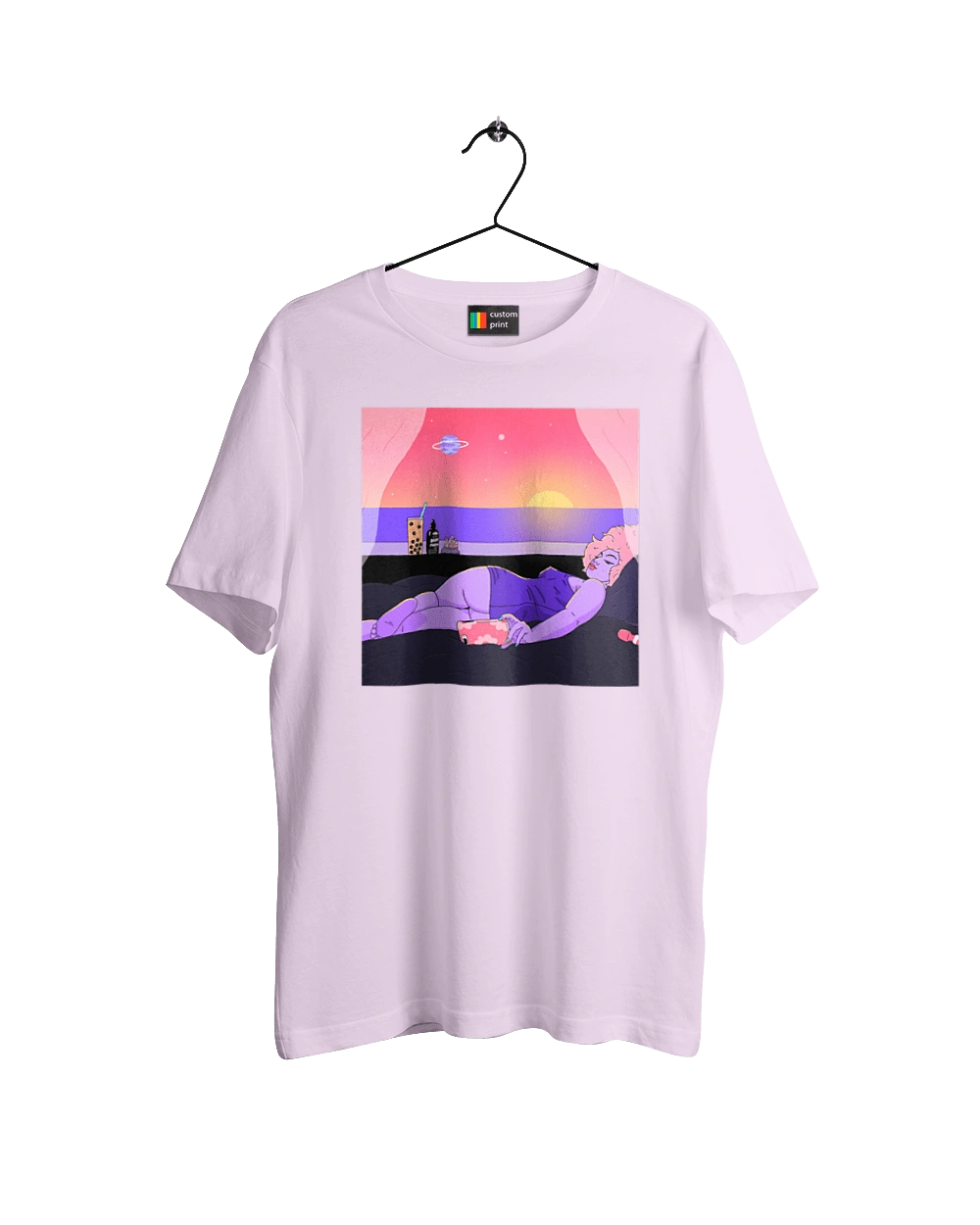 Фіолетова Дівчина На Відпочинку