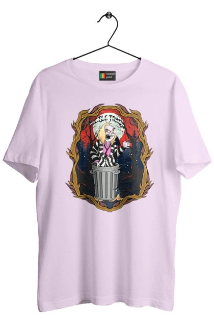 Men`s t-shirt with prints Beetlejuice. Beetlejuice, comedy, ghost, horror, movie, tim burton, warner bros. 2070702