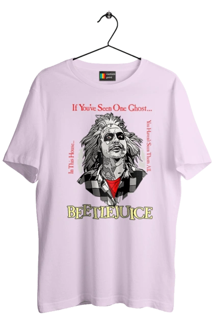 Men`s t-shirt with prints Beetlejuice. Beetlejuice, comedy, ghost, horror, movie, tim burton, warner bros. 2070702