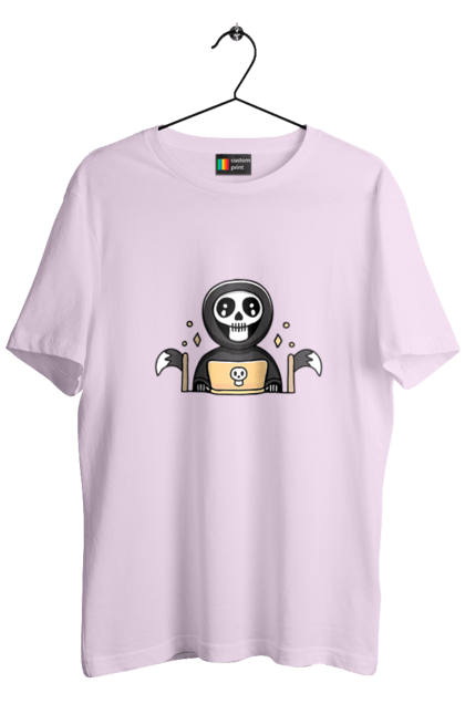 Футболка чоловіча з принтом "Темний розробник програміст". Brain, geek, linux, php, ай ти, ай ті, баг, геймер, гік, гра в кальмара, де баг, код, лаптоп, лінукс, пранк, програміст, розробник, смерть, сміх, смішне, ютер. 2070702