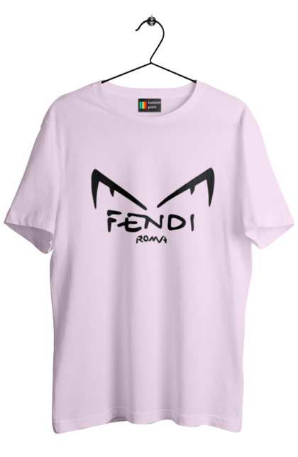 Футболка чоловіча з принтом "Fendi". Fendi, lvmh, бренд, будинок моди, італія, люкс, мода, одяг, сумка, фенді. 2070702