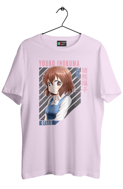 Men's t-shirt with prints Kiniro Mosaic Yoko Inokuma. Anime, gold mosaic, kiniro mosaic, kinmoza, manga, yoko, yoko inokuma. 2070702