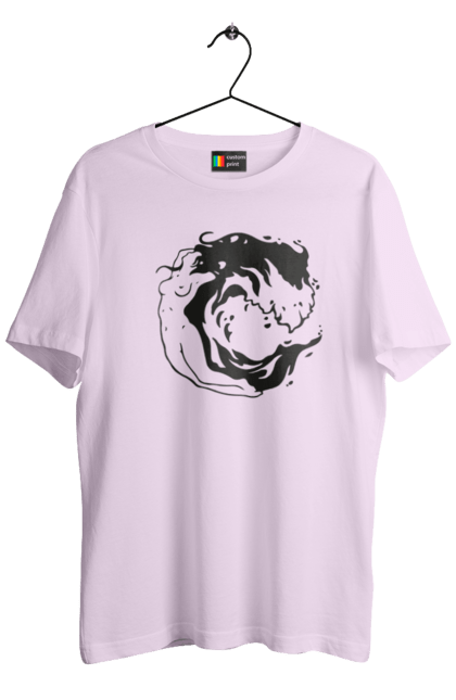 Men`s t-shirt with prints Girl wave. Girl, sea, wave. 2070702
