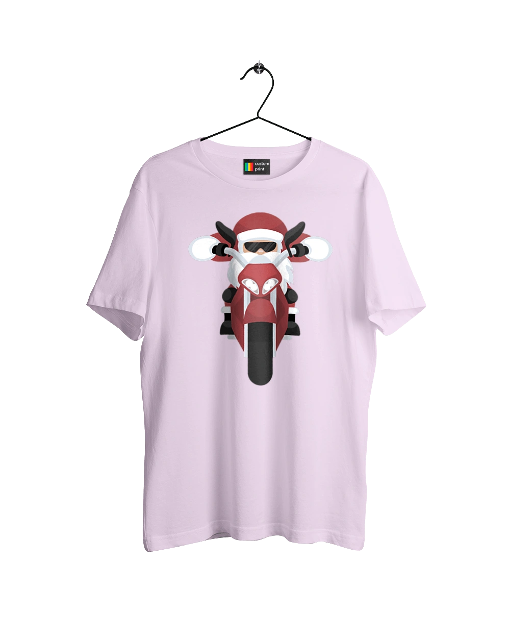 Santa on a motorcycle
