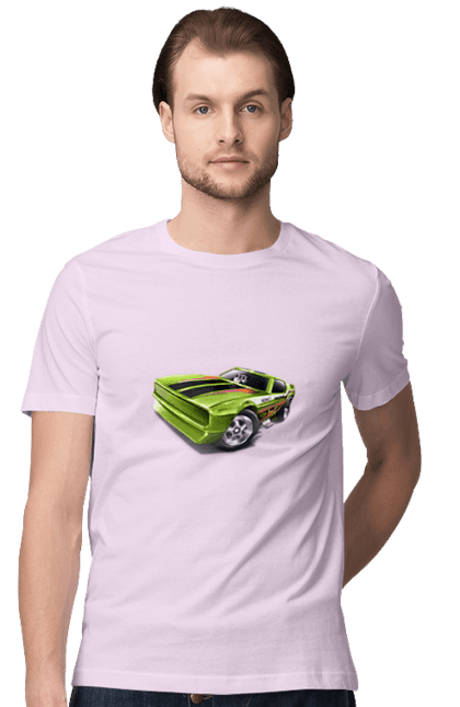 Футболка чоловіча з принтом "Спорткар". Авто, автомобіль, кастом, машина, потужне авто, спорткар. 2070702