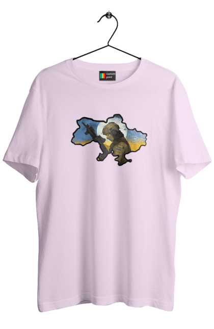 Футболка чоловіча з принтом "Слава ЗСУ". Вільна нація, воля, героям слава, мир, свобода, слава зсу, слава україні, україна, чисте небо, щасливі люди. 2070702