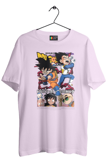 Men's t-shirt with prints Dragon Ball Daima. Anime, dragon ball, dragon ball daima, goku, manga, tv series, vegeta. 2070702