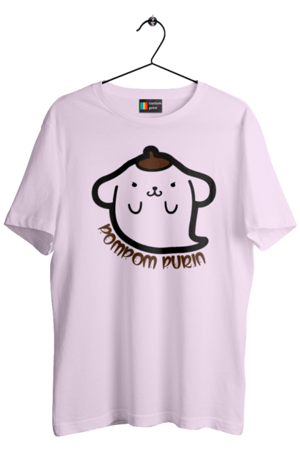 Men's t-shirt with prints Hello Kitty Pompompurin. Brand, character, ghost, halloween, hello kitty, pompompurin. 2070702