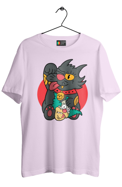 Men`s t-shirt with prints The Simpsons Krusty the Clown. Clown, krusty, krusty the clown, simpsons. 2070702