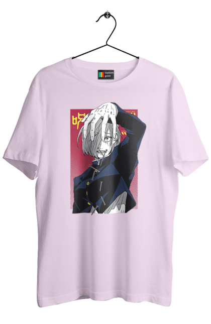 Men's t-shirt with prints Jujutsu Kaisen Nobara. Anime, dark fantasy, jujutsu kaisen, magic battle, manga, mystic, nobara, nobara kugisaki. 2070702