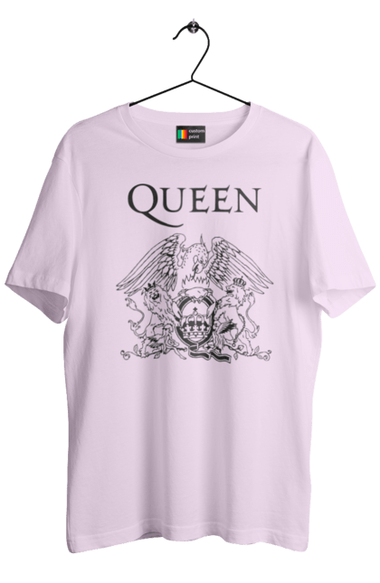 Men's t-shirt with prints Queen. Glam rock, group, hard rock, music, pop rock, queen, queen, rock. 2070702