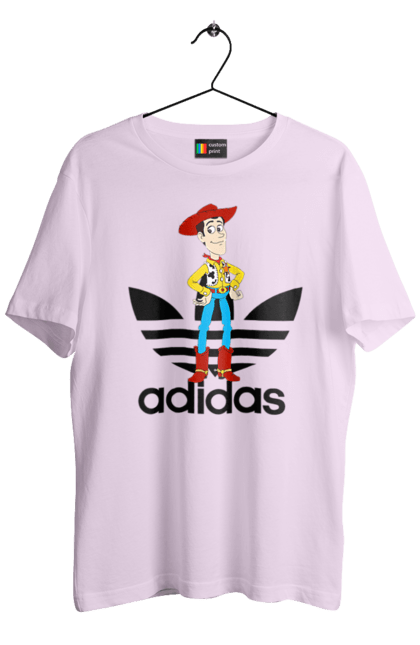 Men's t-shirt with prints Adidas Woody. Adidas, cartoon, toy story, woody. 2070702