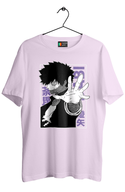 Футболка чоловіча з принтом "Моя академія героїв Дабі". Dabi, my hero academia, todoroki, toya todoroki, академія юей, аніме, дабі, моя академія героїв, тодорокі, тойя тодорокі. 2070702