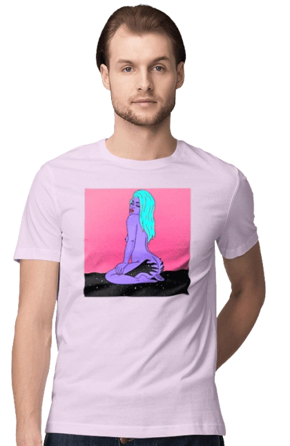 Purple Girl In Hands