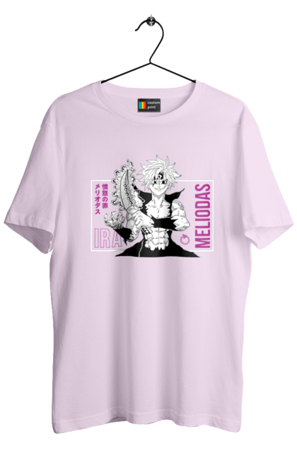 Men's t-shirt with prints Seven Deadly Sins Meliodas. Anime, dragon sin, manga, meliodas, seven deadly sins. 2070702