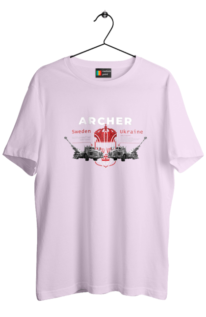 Футболка чоловіча з принтом "Archer". Archer, bayraktar, caesar, himars, javelin, nlaw, patriot, weapon, zaluzhny. 2070702