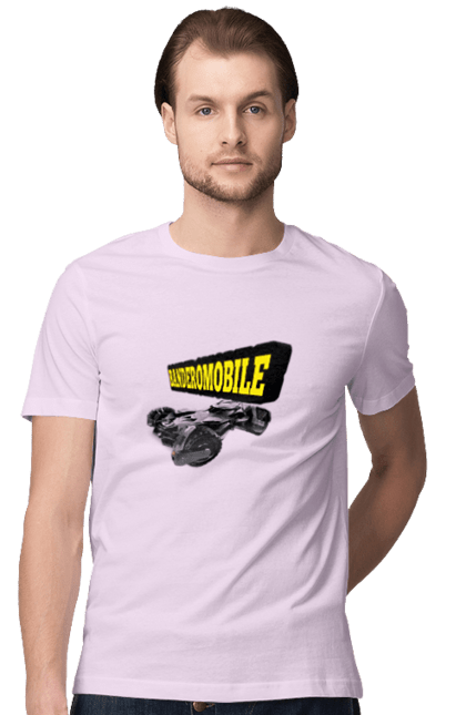 Футболка чоловіча з принтом "Бандеромобіль". Авто, авто бандери, автомобіль, бандеромобіль, бетмен, бетмобіль, військове авто, супер машина. 2070702