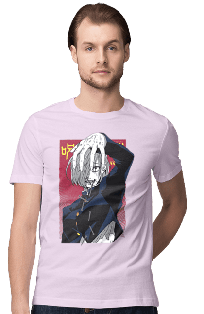 Men's t-shirt with prints Jujutsu Kaisen Nobara. Anime, dark fantasy, jujutsu kaisen, magic battle, manga, mystic, nobara, nobara kugisaki. 2070702