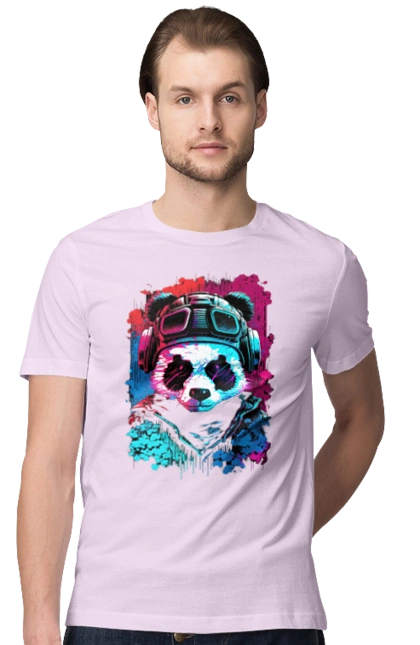 Панда в VR шлеме