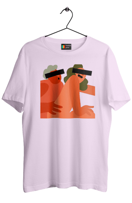 Футболка чоловіча з принтом "Кохання та прихована камера". Prikol, smex, гумор, дружба, жуйка, любов, мир, нас не впізнають, прихована камера, секс. 2070702