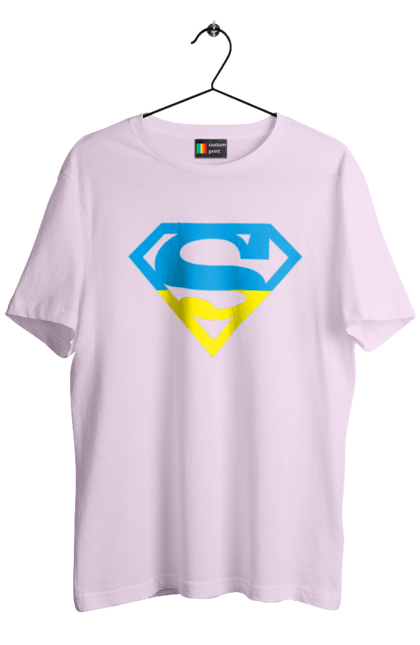 Men`s t-shirt with prints Ukraine super. Super, symbolism, ukraine. 2070702