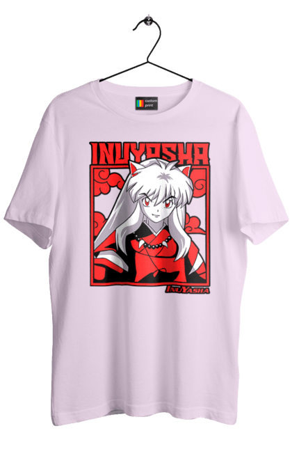 Футболка чоловіча з принтом "Inuyasha". Anime, inuyasha, manga, rumiko takahashi, аніме, демон охоронець, манга, руміко такахасі. 2070702