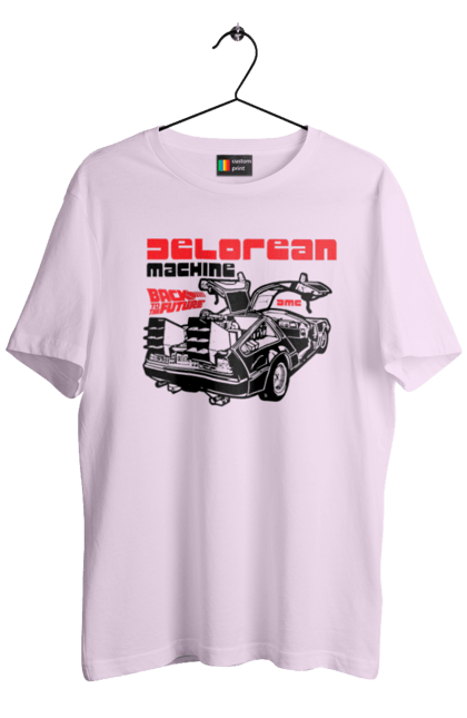 Men's t-shirt with prints Time machine DeLorean. Back to the future, delorean, movie, time machine. 2070702