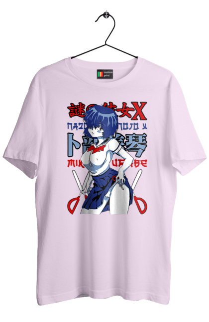 Men's t-shirt with prints Mysterious Girlfriend X Mikoto Urabe. Anime, comedy, manga, mikoto urabe, mysterious girl, mysterious girlfriend x, romance, school. 2070702