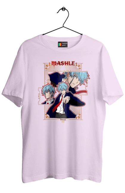 Men`s t-shirt with prints Magic and Muscles Lance Crown. Adventure, anime, comedy, lance crown, magic and muscles, manga, mashle. 2070702