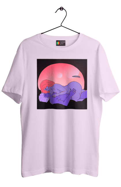 Футболка чоловіча з принтом "Інопланетяни Дівчина І Хлопець". Голі, дівчина, хлопець. 2070702