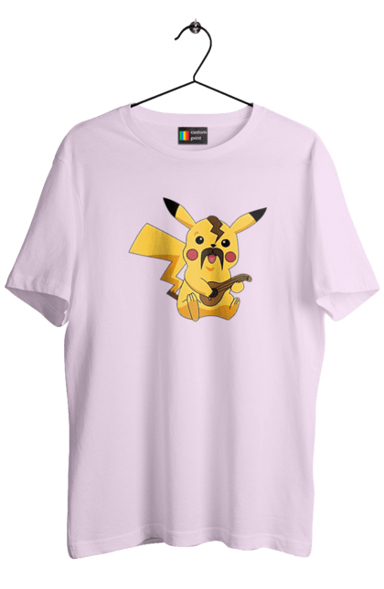 Футболка чоловіча з принтом "Український Пікачу". Аграрии, арестович, буча, война, герб украины, герои, зеленский, иди нахуй, ірпінь, кем, киев, маріуполь, мечта, мир, нет войне, одесса, орда, орки, остановите войну, призрак киева, птн пнх, путін хуйло, русский военный корабл, слава украине, украина, харьков, чернобаевка. 2070702