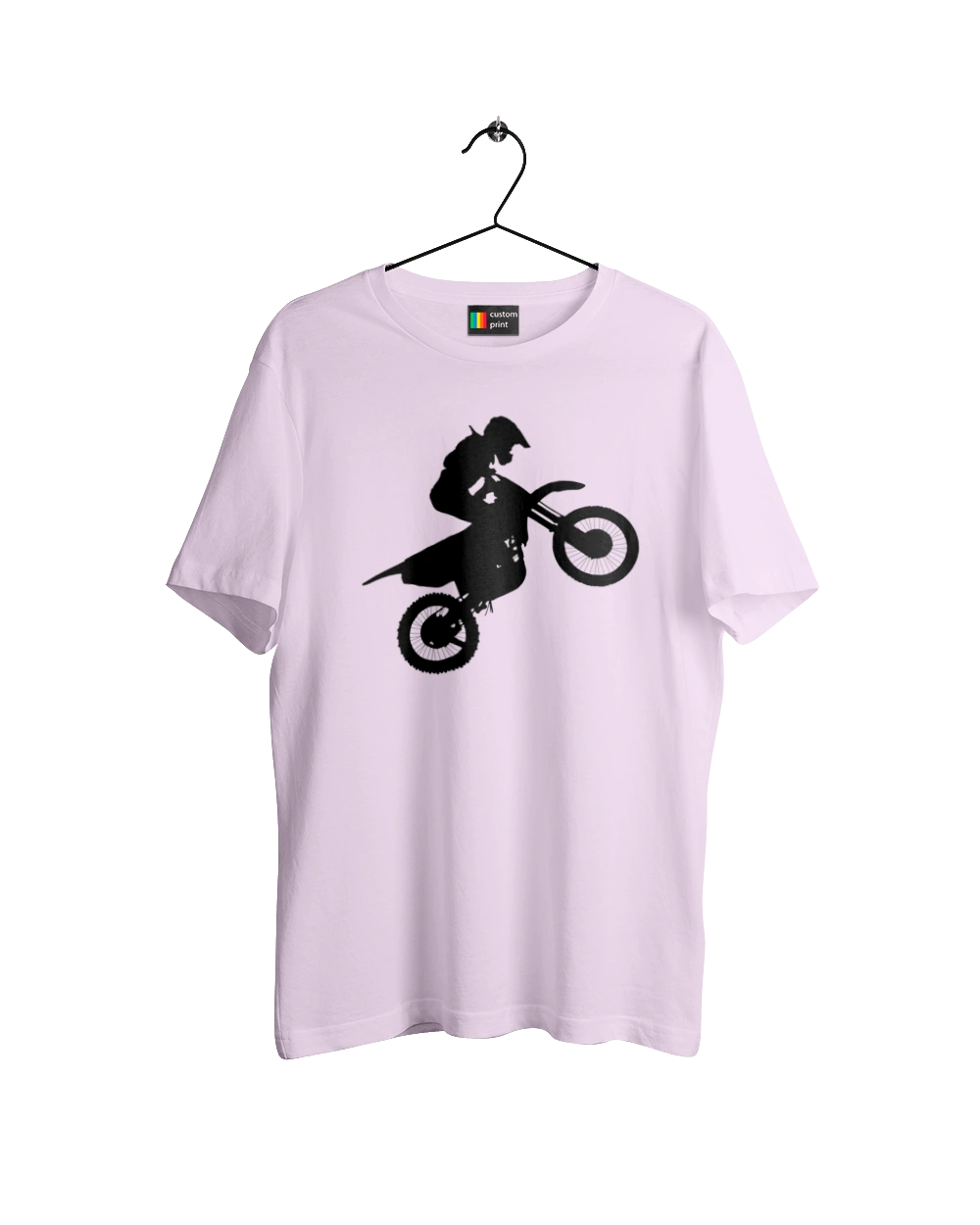 Silhouette Of A Motorcyclist