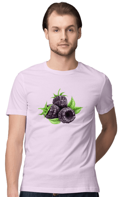 Men`s t-shirt with prints Blackberry. Berry, blackberry. 2070702