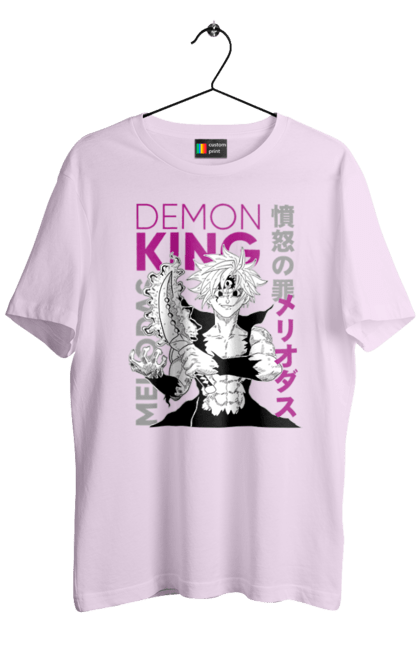 Men's t-shirt with prints Seven Deadly Sins Meliodas. Anime, dragon sin, manga, meliodas, seven deadly sins. 2070702