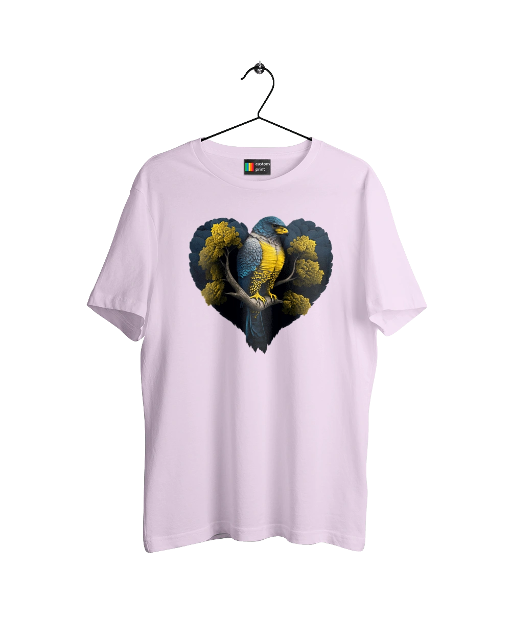 Blue and yellow falcon