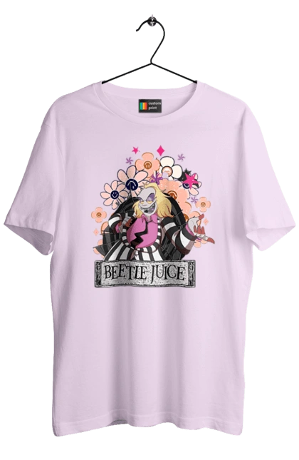 Men`s t-shirt with prints Beetlejuice. Beetlejuice, comedy, ghost, horror, movie, tim burton, warner bros. 2070702