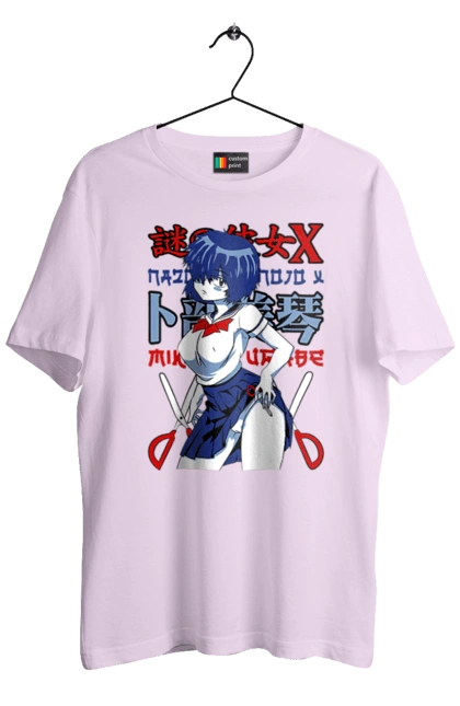 Men`s t-shirt with prints Mysterious Girlfriend X Mikoto Urabe. Anime, comedy, manga, mikoto urabe, mysterious girl, mysterious girlfriend x, romance, school. 2070702
