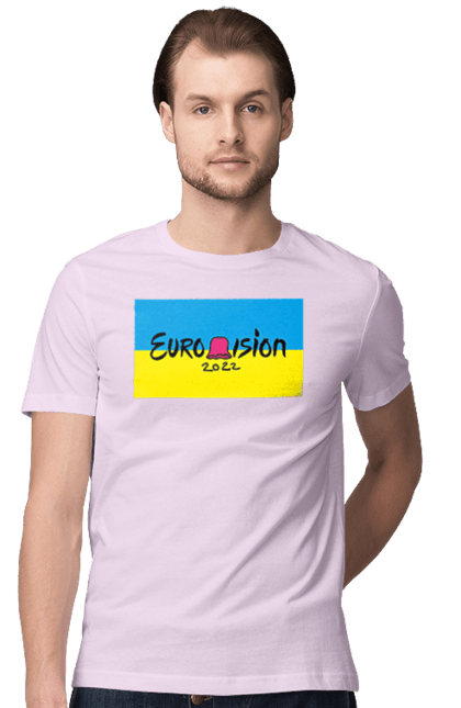 Футболка чоловіча з принтом "Євробачення за KALUSH Orchestra". Kalush orchestra, stefania, азов, врятувати азовсталь, врятувати захисників азовсталі, євробачення, звільнити, маріуполь, наші захисники, перемога, свобода. 2070702