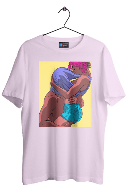 Футболка чоловіча з принтом "Чоловік Під Майкою У Дівчата". Пристрасть, сиськи. 2070702