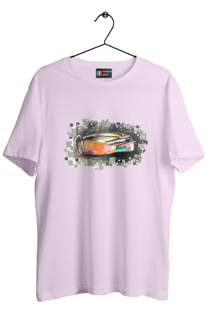 Футболка чоловіча з принтом "Пенал Авторський малюнок". Ексклюзив, канцтовари, малюнок, малюнок від руки, олівець, пенал, ручка, школа. 2070702