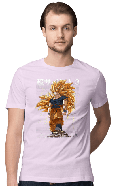 Футболка мужская с принтом Жемчуг дракона. Anime, dragon ball, goku, manga, vegeta, аниме, вегета, гоку, жемчуг дракона, манга. 2070702