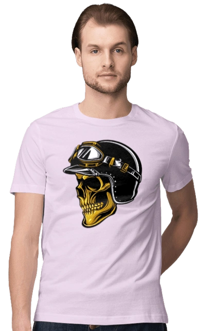 Череп в мотошоломі