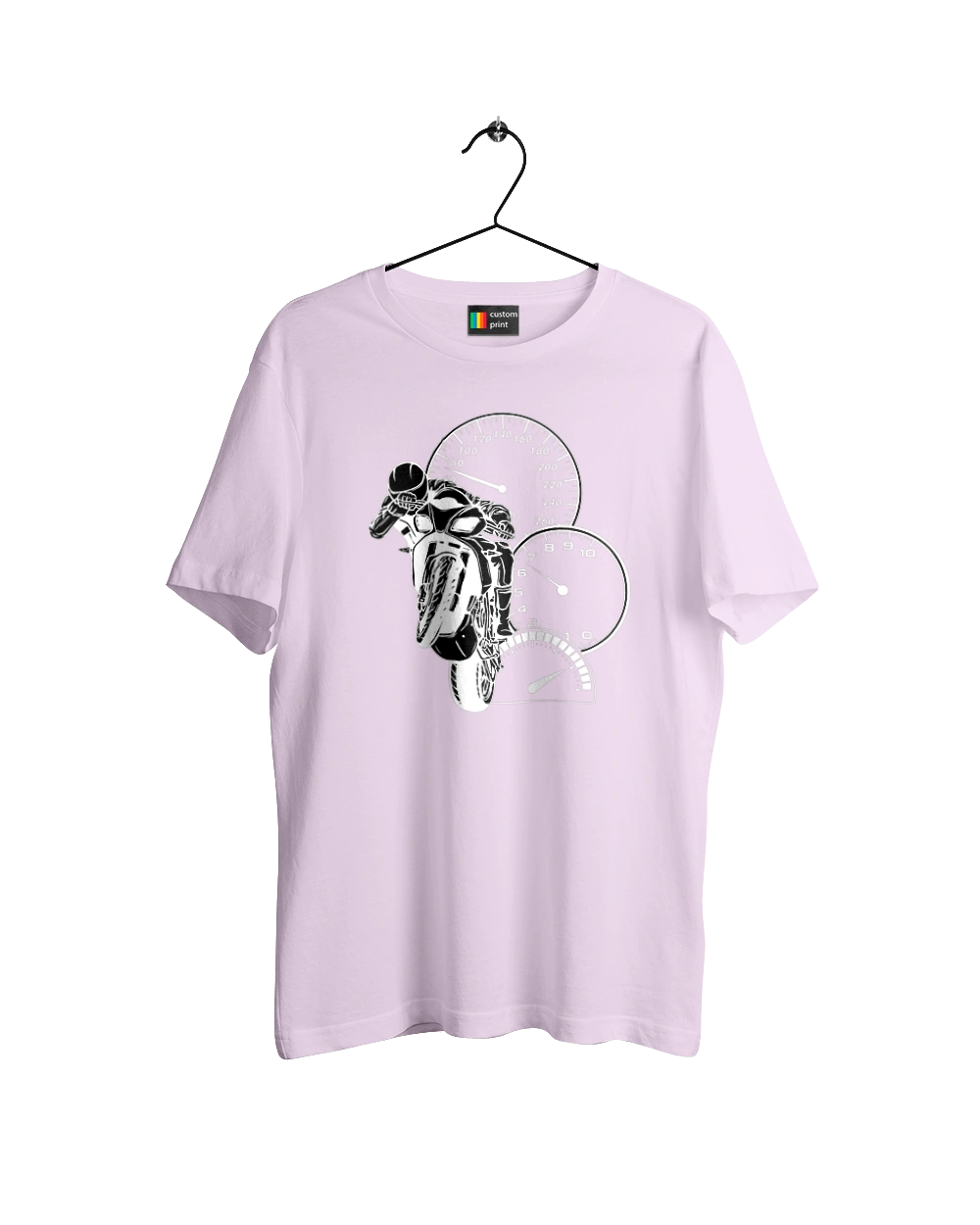 Motorcycle And Speed White