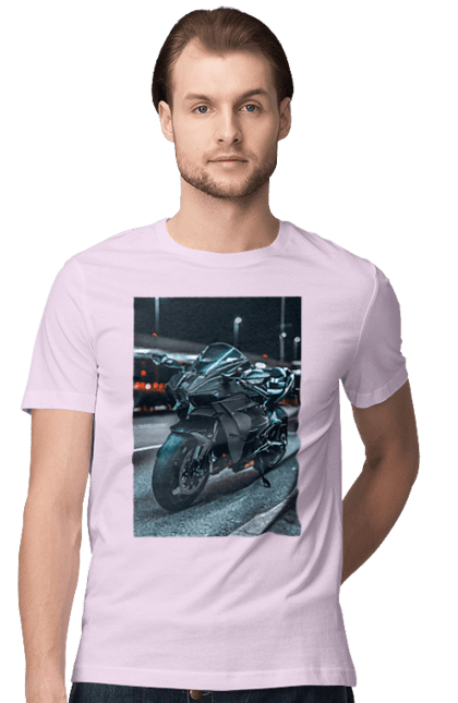 Футболка чоловіча з принтом "Мото цитаты". Байк, мото, спорт, цитаты. 2070702