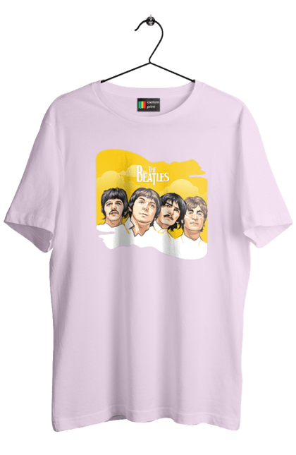 Men's t-shirt with prints The Beatles. Beatles, george harrison, john lennon, liverpool four, music, paul mccartney, ringo starr. 2070702