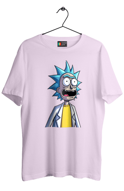 Футболка чоловіча з принтом "Рік та Морті". Rick and morty, мультфільм, наукова фантастика, пригоди, рік, рік і морті, трагікомедія, чорний гумор. 2070702