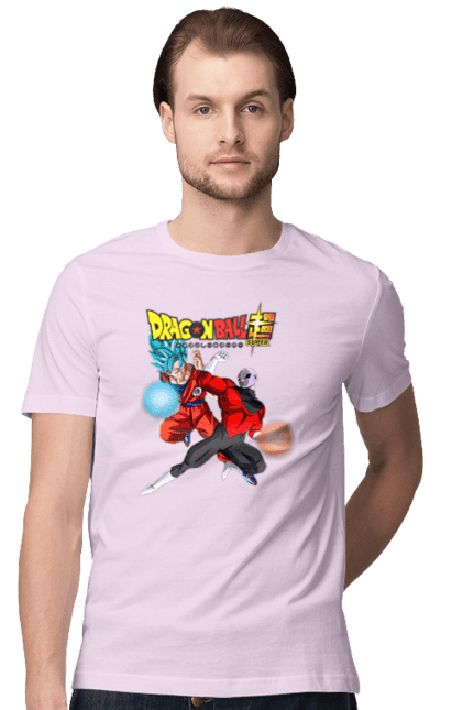 Men's t-shirt with prints Dragon Ball Son Goku. Anime, dragon ball, goku, manga, son goku, tv series. 2070702